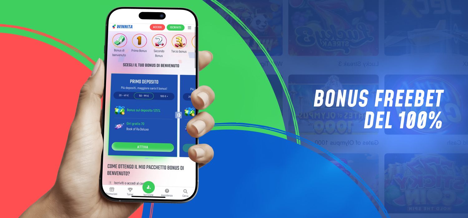 Bonus Freebet del 100%