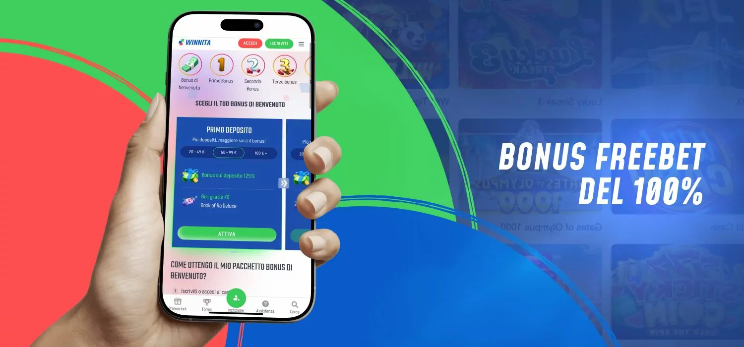 Bonus Freebet del 100%