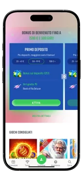 Gioco Winnita sull'app