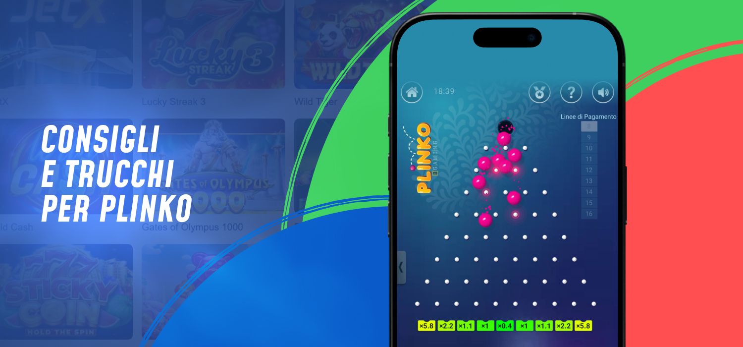 Consigli e trucchi per Plinko su Winnita